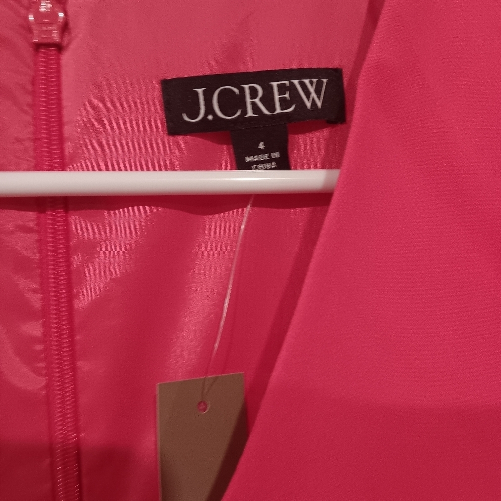 J Crew Raspberry Interview Stretch Dress - Picture 4 of 9